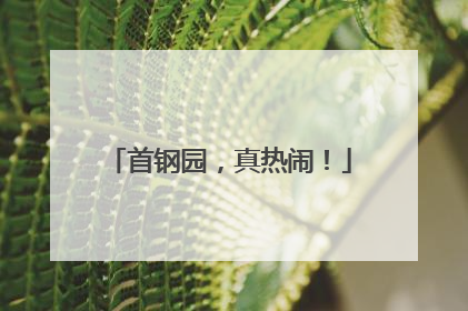 首钢园，真热闹！