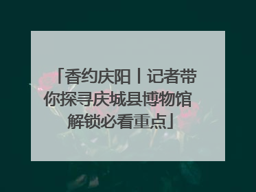 香约庆阳丨记者带你探寻庆城县博物馆 解锁必看重点