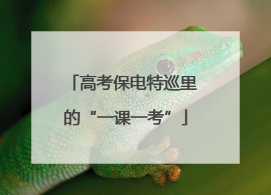 高考保电特巡里的“一课一考”