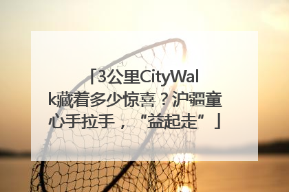 3公里CityWalk藏着多少惊喜？沪疆童心手拉手，“益起走”