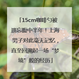 15cm咖啡勺被遗忘腹中半年！上海男子对此毫无记忆，直至回溯起一场“梦境”般的经历