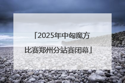 2025年中匈魔方比赛郑州分站赛闭幕