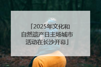2025年文化和自然遗产日主场城市活动在长沙开幕