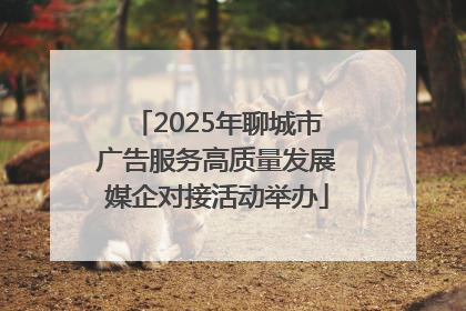 2025年聊城市广告服务高质量发展媒企对接活动举办
