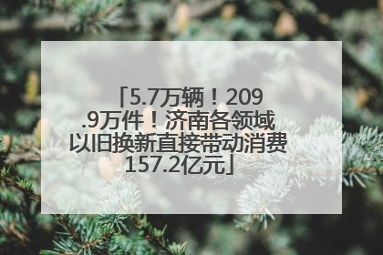 5.7万辆！209.9万件！济南各领域以旧换新直接带动消费157.2亿元